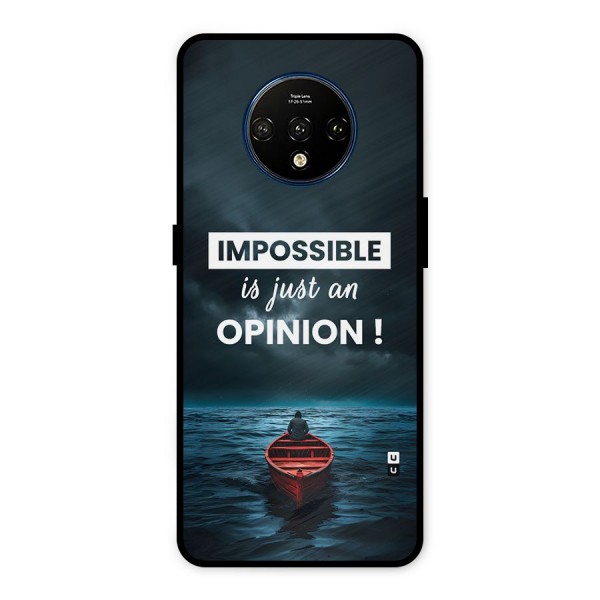 Just An Opinion Metal Back Case for OnePlus 7T