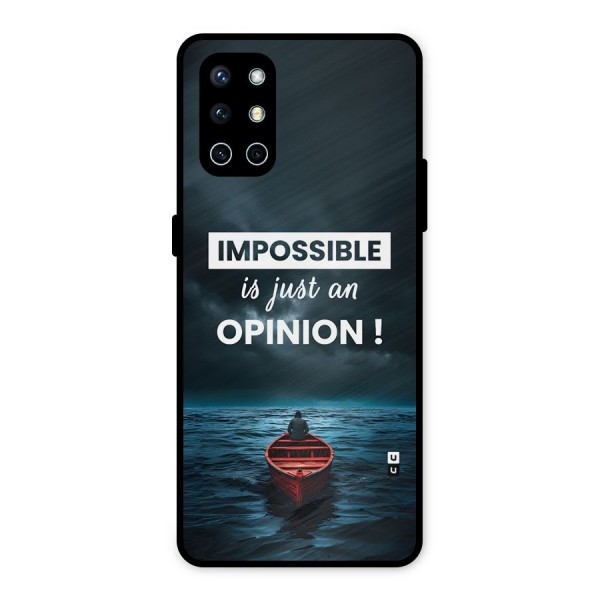 Just An Opinion Metal Back Case for OnePlus 9R