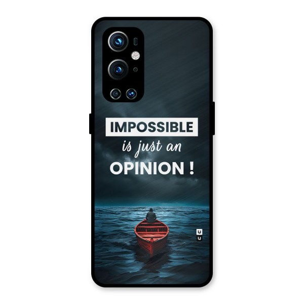 Just An Opinion Metal Back Case for OnePlus 9 Pro