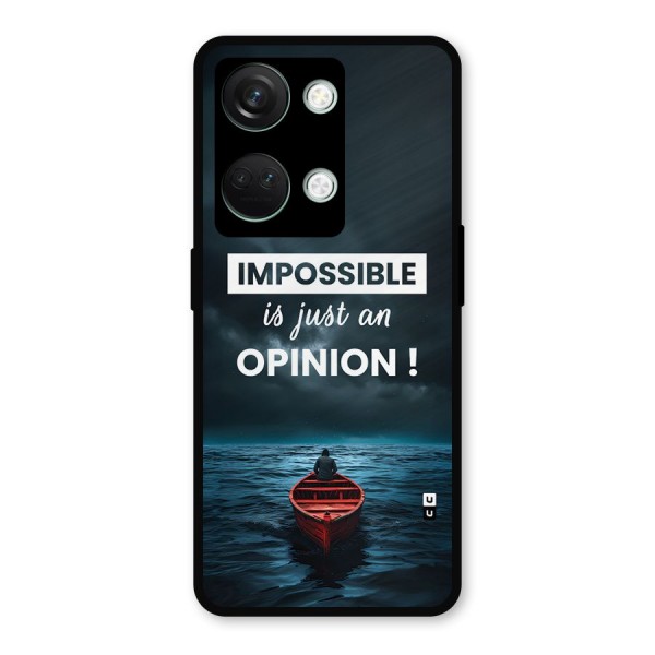 Just An Opinion Metal Back Case for OnePlus Nord 3