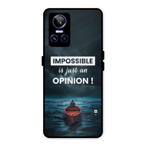 Just An Opinion Metal Back Case for Realme GT Neo 3