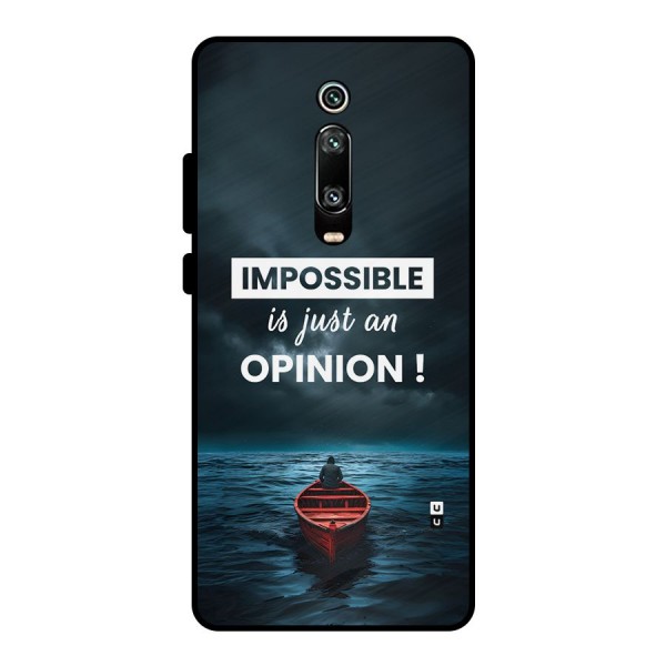 Just An Opinion Metal Back Case for Redmi K20 Pro