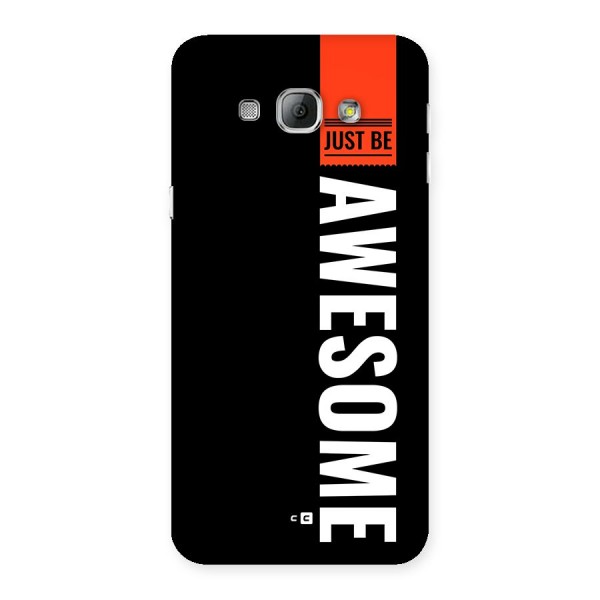 Just Be Awesome Back Case for Galaxy A8