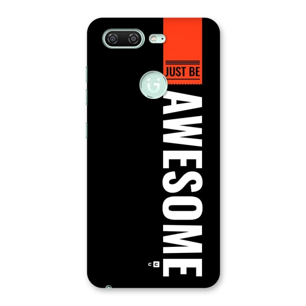 Just Be Awesome Back Case for Gionee S10