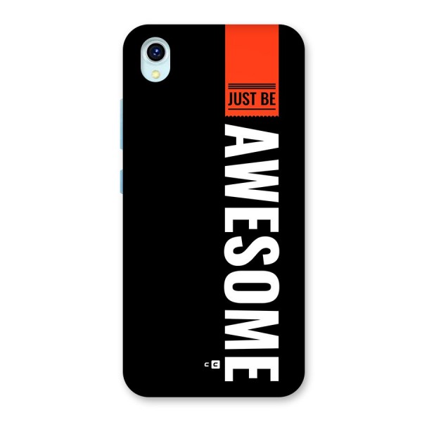 Just Be Awesome Back Case for Vivo Y1s