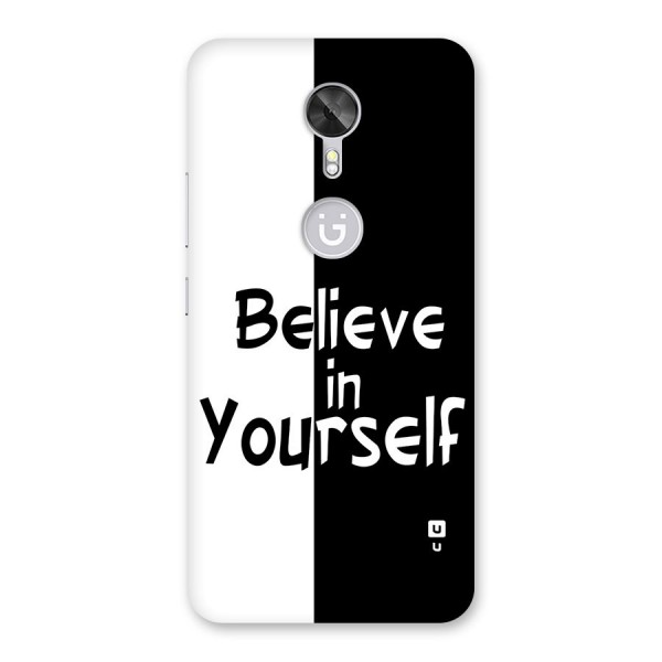 Just Believe Yourself Back Case for Gionee A1