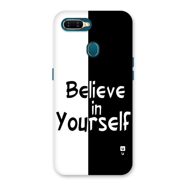 Just Believe Yourself Back Case for Oppo A12s