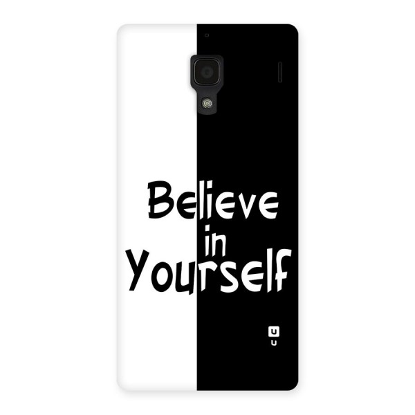 Just Believe Yourself Back Case for Redmi 1s