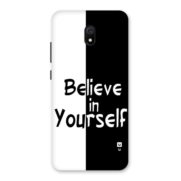 Just Believe Yourself Back Case for Redmi 8A