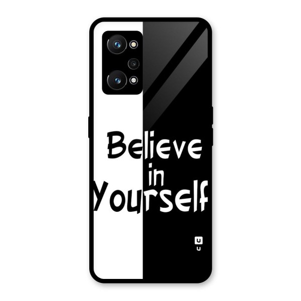 Just Believe Yourself Glass Back Case for Realme GT Neo 3T