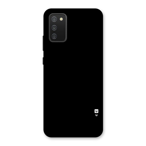 Just Black Back Case for Galaxy M02s