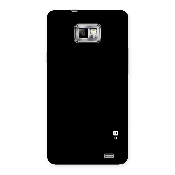 Just Black Back Case for Galaxy S2