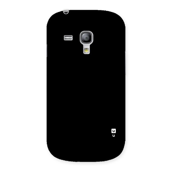 Just Black Back Case for Galaxy S3 Mini