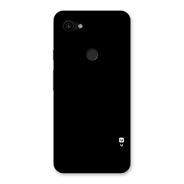 Just Black Back Case for Google Pixel 3a XL