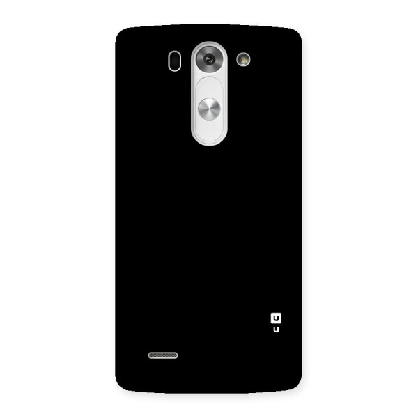 Just Black Back Case for LG G3 Beat