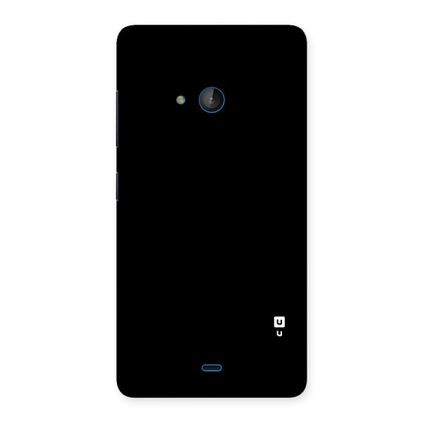Just Black Back Case for Lumia 540