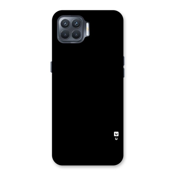 Just Black Back Case for Oppo F17 Pro