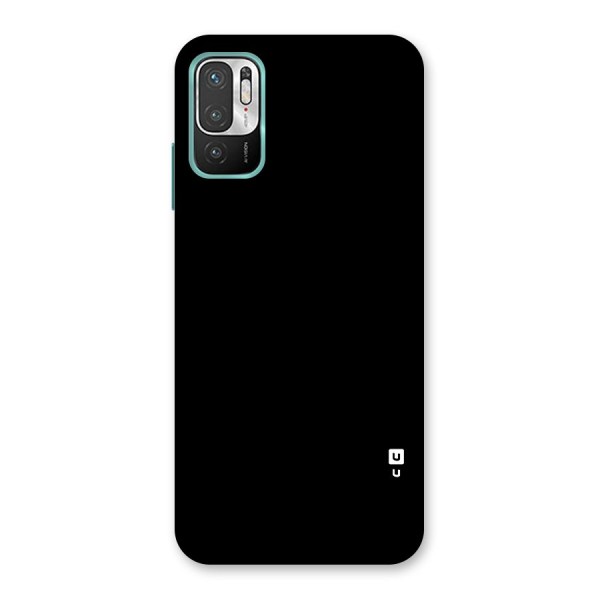 Just Black Back Case for Redmi Note 10T 5G