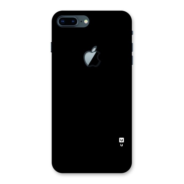 Just Black Back Case for iPhone 7 Plus Apple Cut