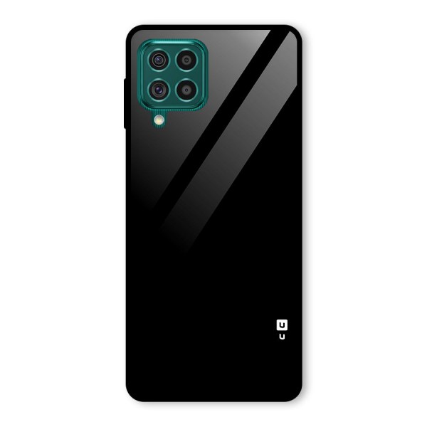 Just Black Glass Back Case for Galaxy F62