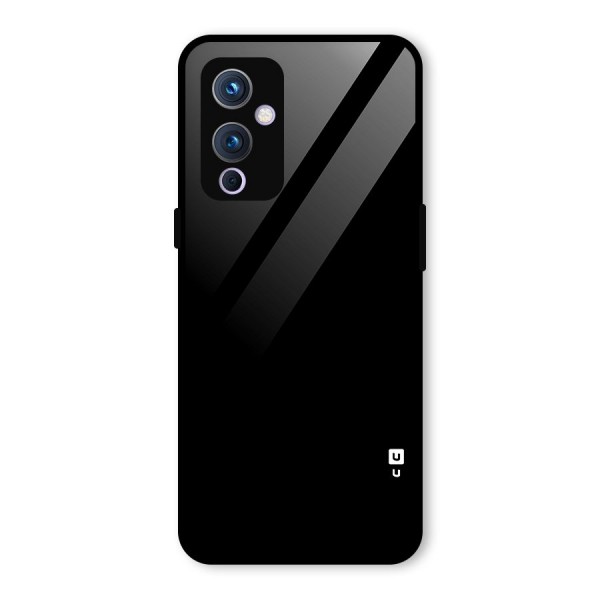 Just Black Glass Back Case for OnePlus 9