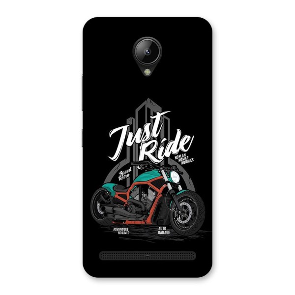 Just Ride Speed Back Case for Lenovo C2