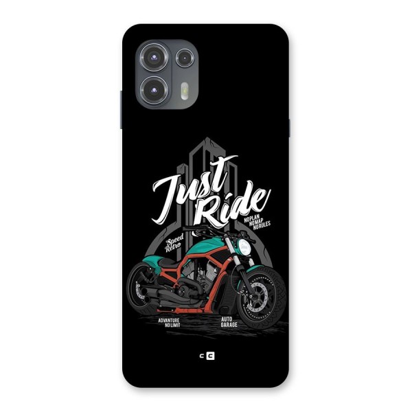 Just Ride Speed Back Case for Motorola Edge 20 Fusion