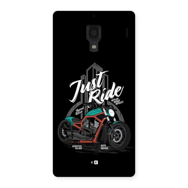 Just Ride Speed Back Case for Redmi 1s