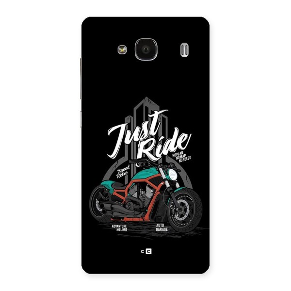 Just Ride Speed Back Case for Redmi 2s