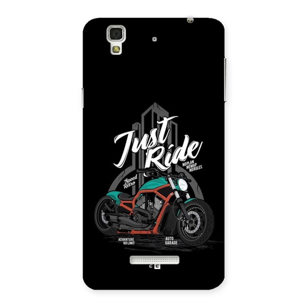 Just Ride Speed Back Case for YU Yureka Plus