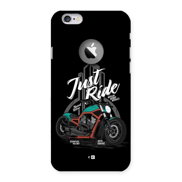 Just Ride Speed Back Case for iPhone 6 Logo Cut