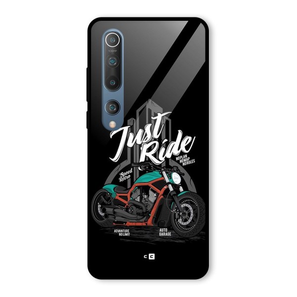 Just Ride Speed Glass Back Case for Mi 10