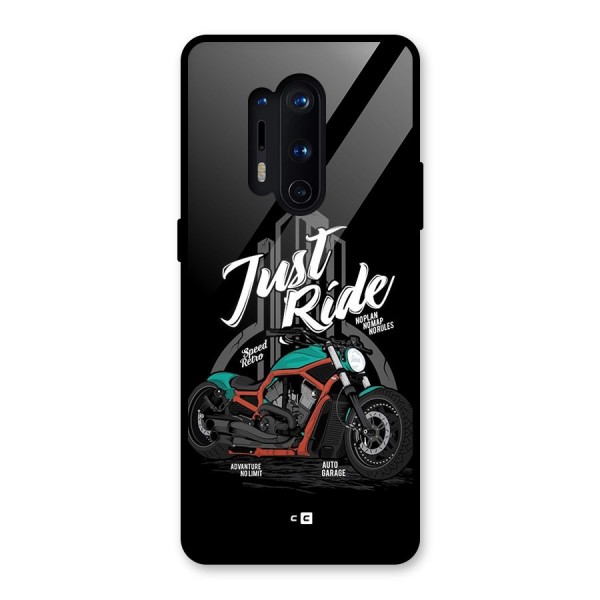 Just Ride Speed Glass Back Case for OnePlus 8 Pro