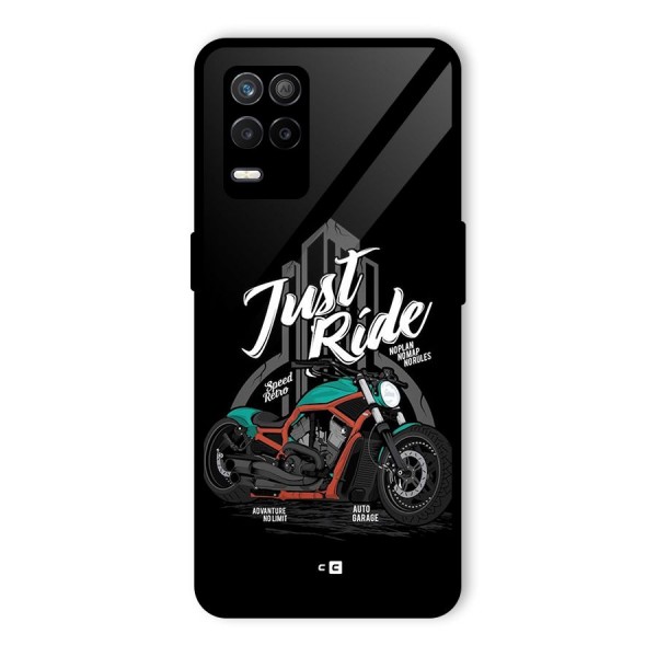 Just Ride Speed Glass Back Case for Realme 9 5G