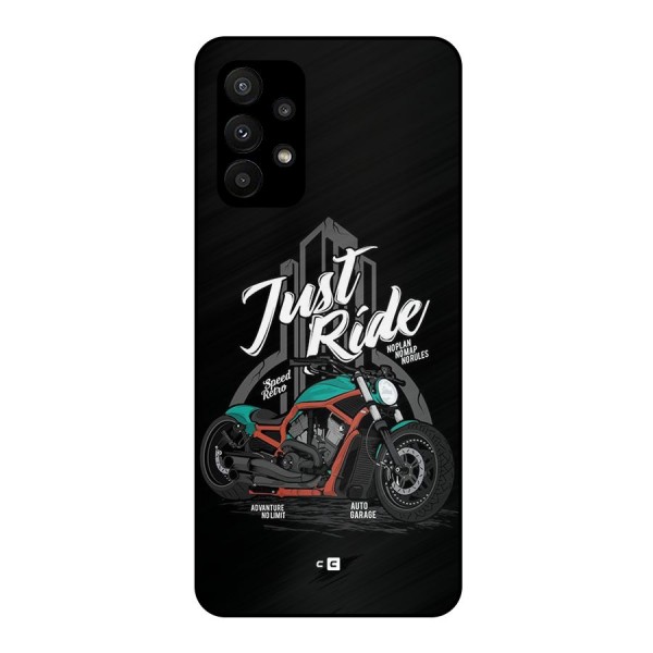 Just Ride Speed Metal Back Case for Galaxy A23