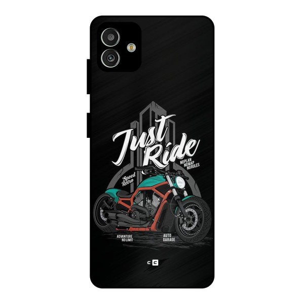 Just Ride Speed Metal Back Case for Galaxy M13 5G