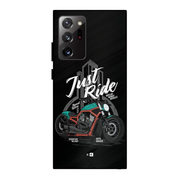 Just Ride Speed Metal Back Case for Galaxy Note 20 Ultra