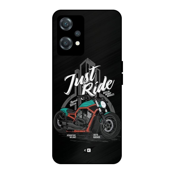 Just Ride Speed Metal Back Case for OnePlus Nord CE 2 Lite 5G