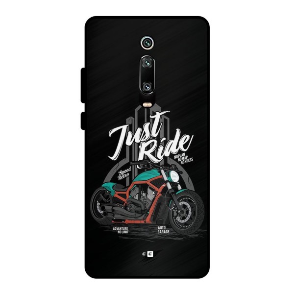 Just Ride Speed Metal Back Case for Redmi K20 Pro