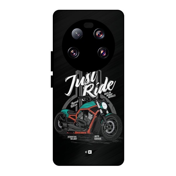 Just Ride Speed Metal Back Case for Xiaomi 13 Ultra