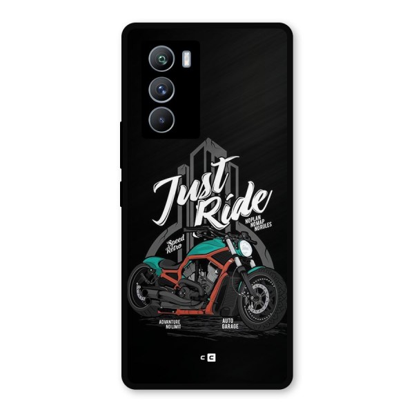 Just Ride Speed Metal Back Case for iQOO 9 SE
