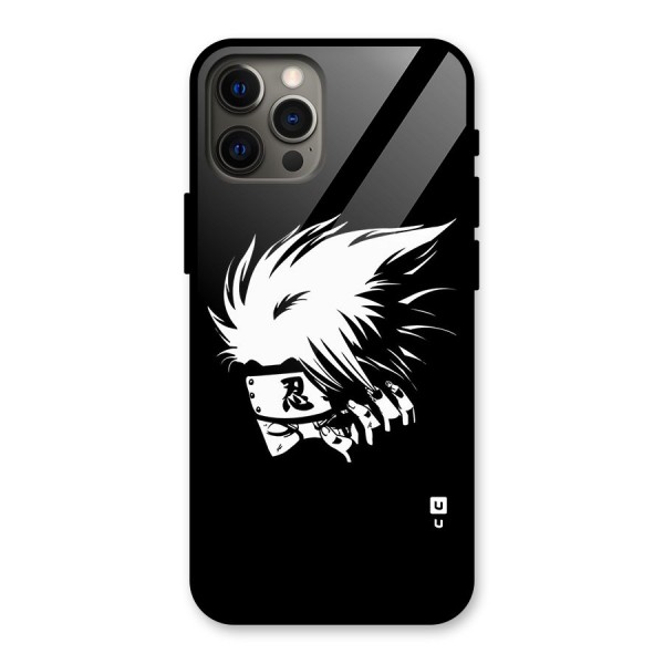 Kakashi Hatake Black Glass Back Case for iPhone 12 Pro Max