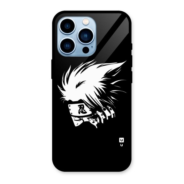 Kakashi Hatake Black Glass Back Case for iPhone 13 Pro