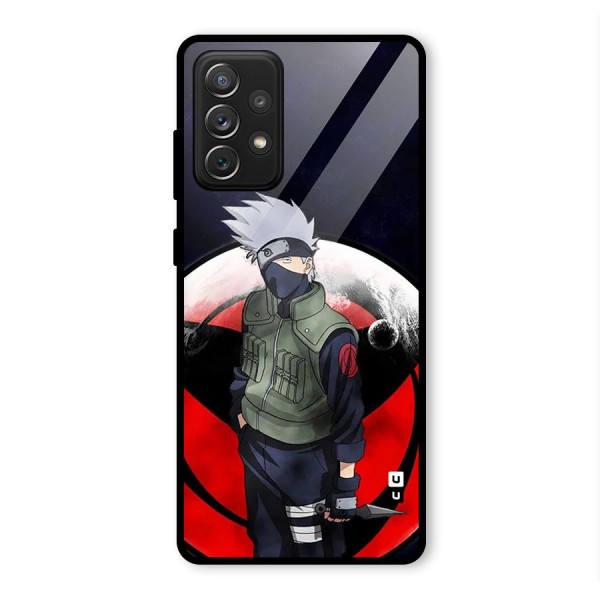 Kakashi Hatake Knife Glass Back Case for Galaxy A72