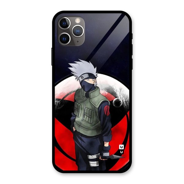 Kakashi Hatake Knife Glass Back Case for iPhone 11 Pro Max