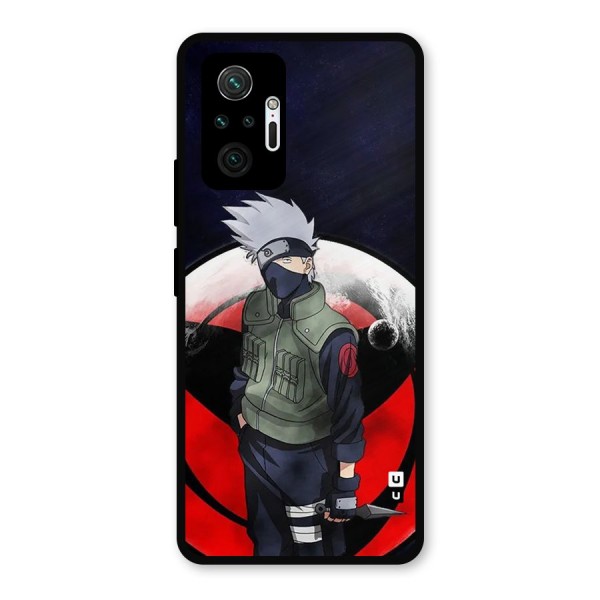 Kakashi Hatake Knife Metal Back Case for Redmi Note 10 Pro