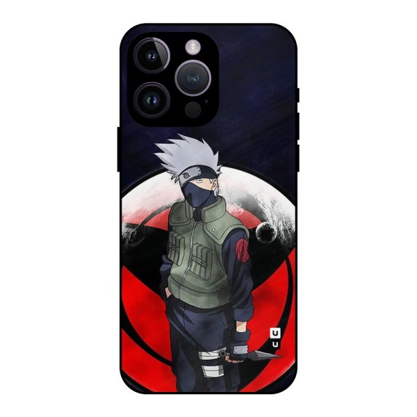 Kakashi Hatake Knife Metal Back Case for iPhone 14 Pro Max
