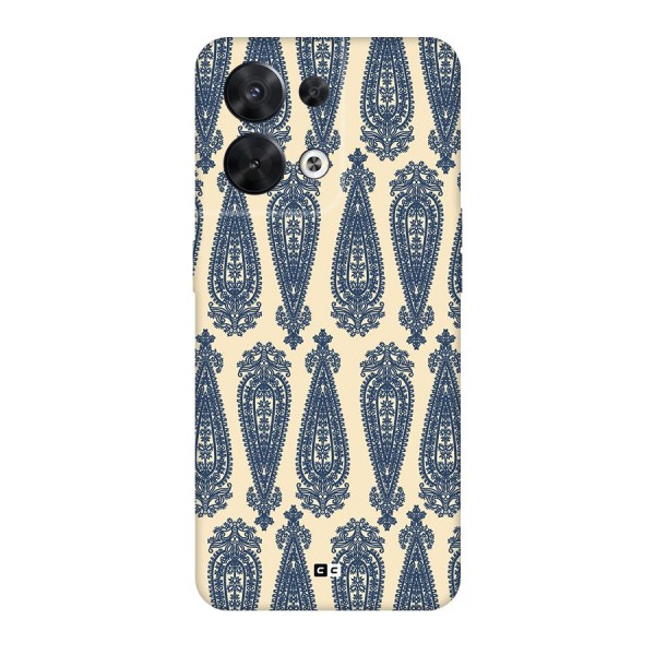 Kalamkari Design Back Case for Oppo Reno8 5G
