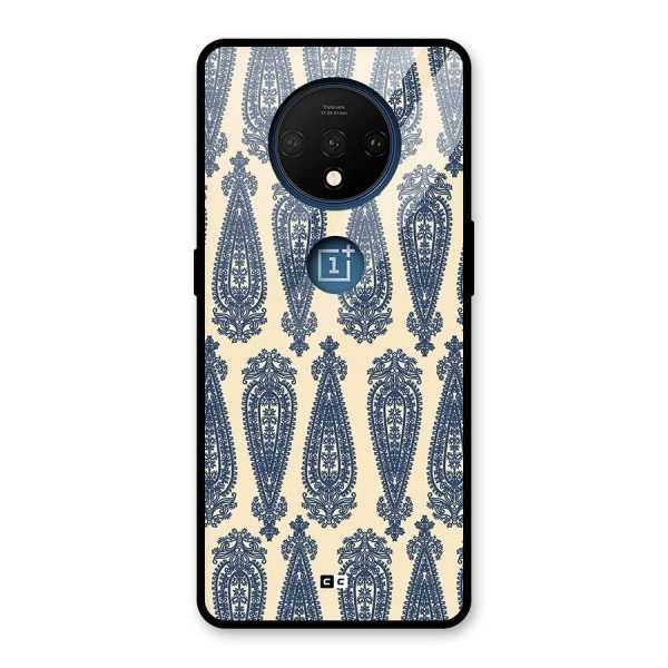 Kalamkari Design Glass Back Case for OnePlus 7T