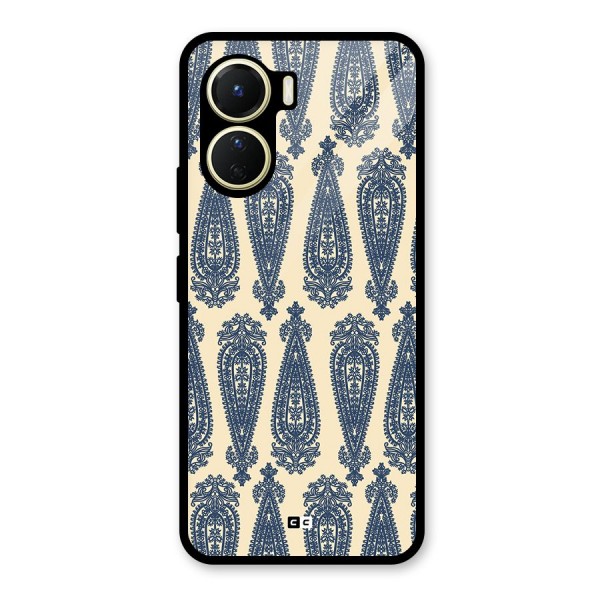 Kalamkari Design Glass Back Case for Vivo Y16